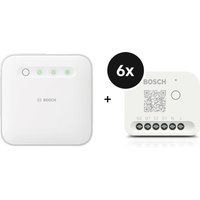 Bosch Smart Home - Starter Set Licht-/ Rollladensteuerung mit 6 Unterputz-Aktoren