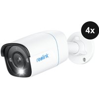 Reolink P330 - 4K PoE-Außenkamera - 4er Set