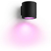 Philips Hue White & Color Ambiance Muscari Wandspot - außen, 400 lm - Schwarz