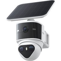 aosu Smart Security SolarCam T2 Pro - 3K-WLAN-Außenkamera mit Schwenk-/Neigefunktion - Weiß