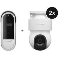 Homematic IP Set - mit Video-Türklingel + 2 Außenkameras