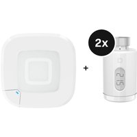 Homematic IP Starter Set Heizen mit 2 Heizkörperthermostate pure - mit Access Point 2 - Weiß