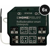 HOMEPILOT Rollladenaktor smart Unterputz - 6er-Set