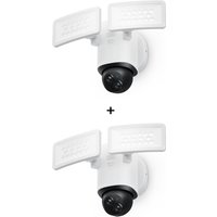 eufy Floodlight Cam E340 - 360° Dual-Flutlicht-Kamera - 2er-Set