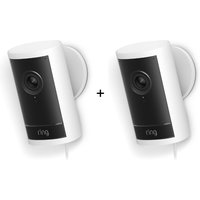 Ring Outdoor Cam Pro Plugin - 4K-Außenkamera mit Netzstecker - 2er-Set