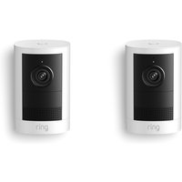 Ring Outdoor Cam Battery (2. Gen.) - 2K-WLAN-Außenkamera - 2er-Set - Weiß
