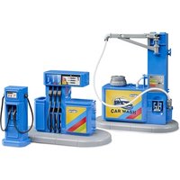Bruder Petrol Station and Car Wash Playset - With Accessories