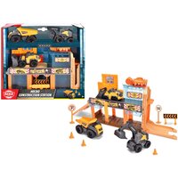 Dickie Micro Construction Station Playset - With 3 Volvo Vehicles