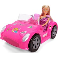 Steffie Love Beach Car With Doll Playset - Pink Convertible