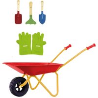 Klein Children's Metal Wheelbarrow With Accessories