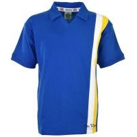 Toffs Classic Retro Royal Short Sleeved Shirt Toffs Classic Retro Royal Short Sleeved Shirt