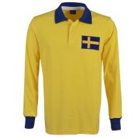 Click to view product details and reviews for Sweden 1950s Retro Football Shirt. Click to view product details and reviews for Sweden 1950s Retro Football Shirt.