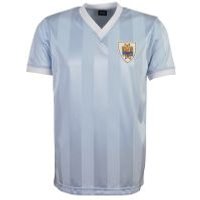 Click to view product details and reviews for Uruguay 1986 World Cup Retro Football Shirt Sky. Click to view product details and reviews for Uruguay 1986 World Cup Retro Football Shirt Sky.