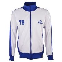 Click to view product details and reviews for Bukta Heritage Track Top White With Royal Panels Cuffs Wba. Click to view product details and reviews for Bukta Heritage Track Top White With Royal Panels Cuffs Wba.