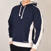 Click to view product details and reviews for Toffs Retro Navy Hoodie White Sleeve Panels. Click to view product details and reviews for Toffs Retro Navy Hoodie White Sleeve Panels.