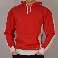 Click to view product details and reviews for Toffs Retro Red Hoodie White Sleeve Panels. Click to view product details and reviews for Toffs Retro Red Hoodie White Sleeve Panels.
