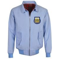 Click to view product details and reviews for Argentina Light Blue Harrington Jacket. Click to view product details and reviews for Argentina Light Blue Harrington Jacket.