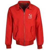 Click to view product details and reviews for Soviet Union Cccp Red Harrington Jacket. Click to view product details and reviews for Soviet Union Cccp Red Harrington Jacket.