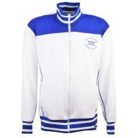 Click to view product details and reviews for The Old Fashioned Football Shirt Co White Royal Track Top. Click to view product details and reviews for The Old Fashioned Football Shirt Co White Royal Track Top.