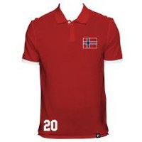 Click to view product details and reviews for Norway No 20 Red Polo Shirt. Click to view product details and reviews for Norway No 20 Red Polo Shirt.