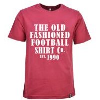 Click to view product details and reviews for The Old Fashioned Football Shirt Co Maroon T Shirt. Click to view product details and reviews for The Old Fashioned Football Shirt Co Maroon T Shirt.
