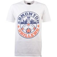 Click to view product details and reviews for Edmonton Drillers White T Shirt. Click to view product details and reviews for Edmonton Drillers White T Shirt.