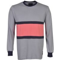 Dulwich Long Sleeve T Shirt Grey Pink Navy Dulwich Long Sleeve T Shirt Grey Pink Navy