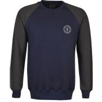 Click to view product details and reviews for Heritage Raglan Sweater Navy Grey. Click to view product details and reviews for Heritage Raglan Sweater Navy Grey.