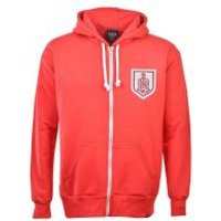 Bournemouth Zipped Hoodie Red Bournemouth Zipped Hoodie Red
