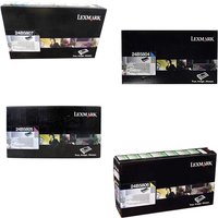 Original Lexmark 24B5807 Return Program Toner Value Pack (B/C/M/Y)