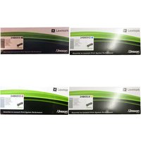 Original Lexmark 24B6515 Toner Value Pack (B/C/M/Y)