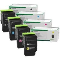 Original Lexmark 78C2UC0 Ultra High Capacity Toner Cartridge Multipack (B/C/M/Y)