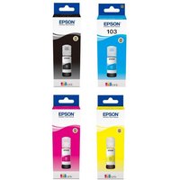 Original Epson 103 Ecotank Ink Bottle Multipack (B/C/M/Y)