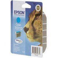 Original Epson T0712 Cyan Ink Cartridge