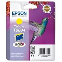 Original Epson T0804 Yellow Ink Cartridge