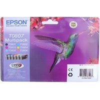 Original Epson T0807 Ink Cartridge Multipack