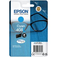 Original Epson Ultra 408L High Capacity Cyan Ink Cartridge