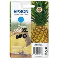 Original Epson 604XL High Capacity Cyan Ink Cartridge