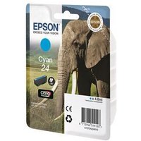 Original Epson 24 Cyan Ink Cartridge 360 pages