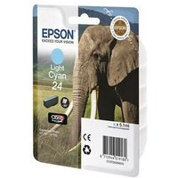 Original Epson 24 Light Cyan Ink Cartridge 360 pages