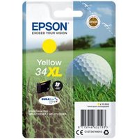 Original Epson 34XL High Capacity Yellow Ink Cartridge