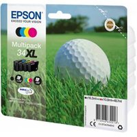 Original Epson 34XL High Capacity Ink Cartridge Multipack (B/C/M/Y)