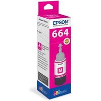 Original Epson T6643 EcoTank Ink Bottle - Magenta 70ml