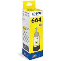 Original Epson T6644 EcoTank Ink Bottle - Yellow 70ml