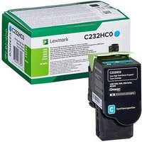 Original Lexmark C232HC0 High Capacity Cyan Toner Cartridge