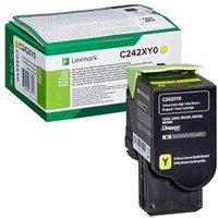 Original Lexmark C242XY0 Extra High Capacity Yellow Toner Cartridge