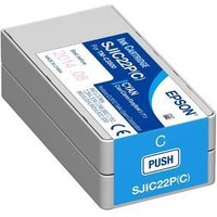 Original Epson SJIC22PC Cyan Ink Cartridge