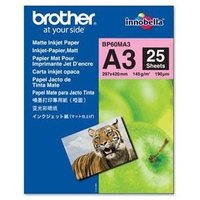Original Brother BP60MA3 Premium Matt A3 Photo Paper (25 Sheets)