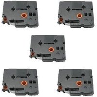 Original Brother P-touch HGE251V5 (24mm) Black On White Labeling