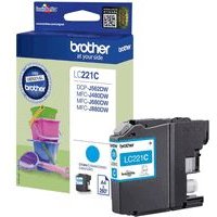 Original Brother LC221 Cyan Ink Cartridge